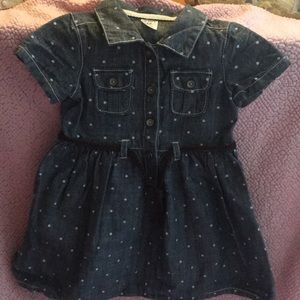 Toddler jean Dress w/ Details